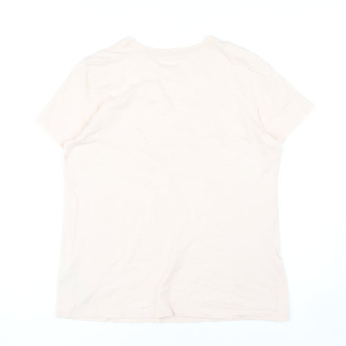 Nike Beige Unisex T-Shirt Medium Sports Casual