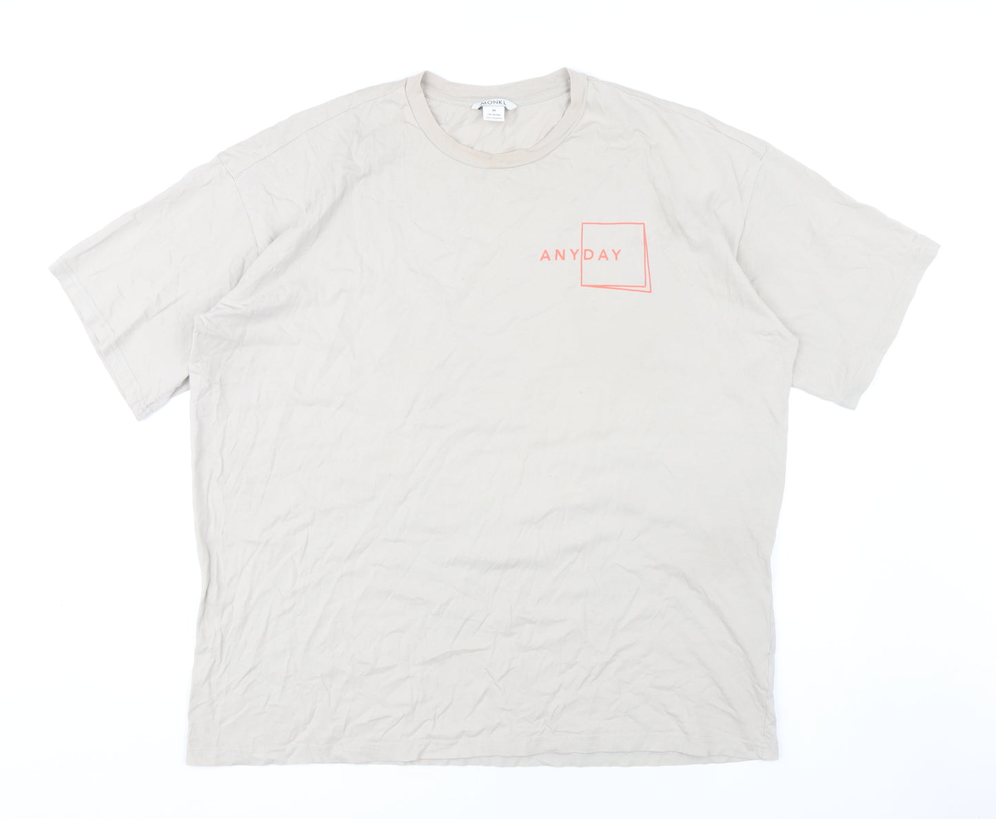 Monki Women's Beige M Casual T-Shirt