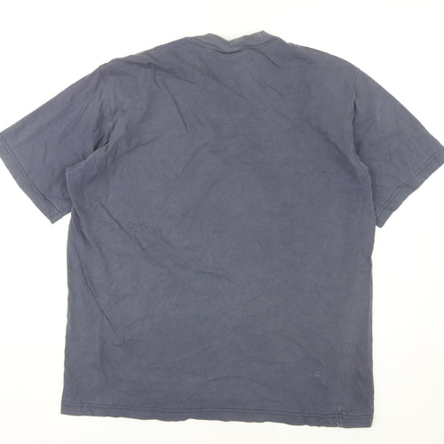 Adidas Men's Grey Graphic Print T-Shirt Size L