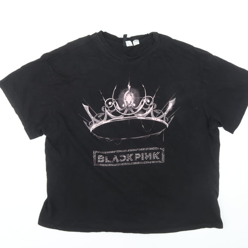 Blackpink Women's Black Short Sleeve T-Shirt, M, Casual