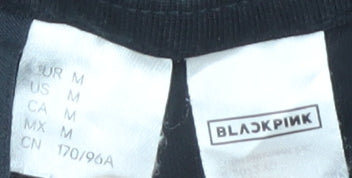 Blackpink Women's Black Short Sleeve T-Shirt, M, Casual