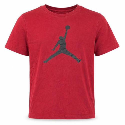 Jordan Red Graphic Print Men's M Cotton T-Shirt