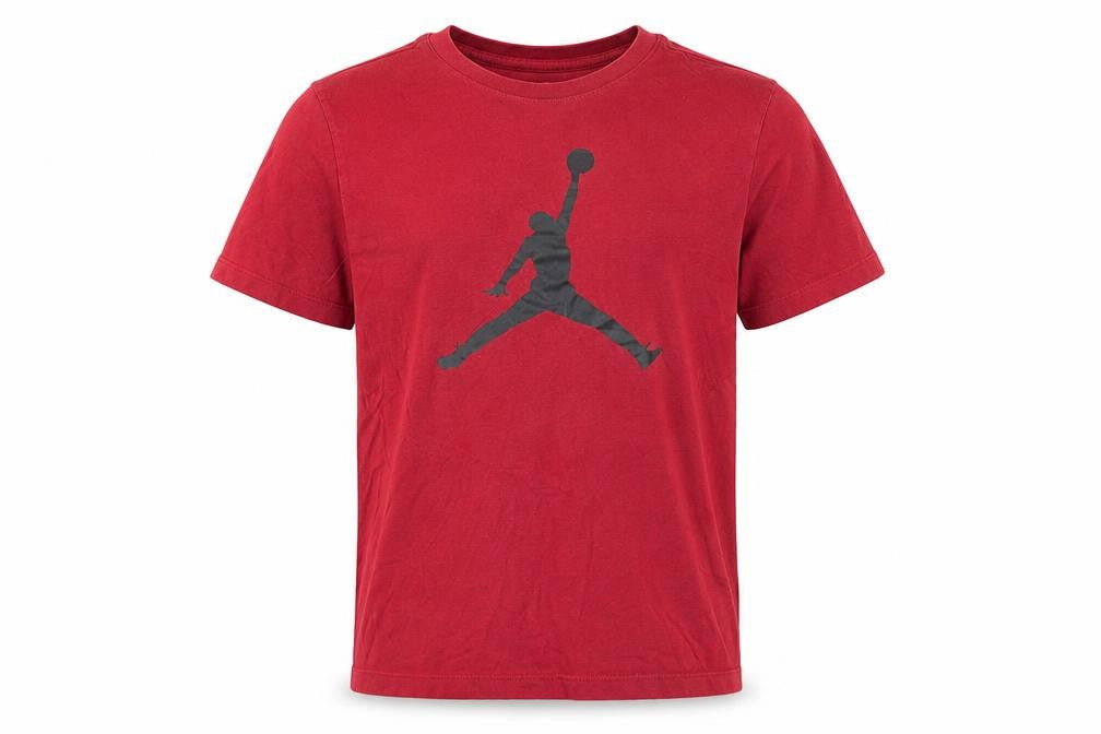 Jordan Red Graphic Print Men's M Cotton T-Shirt