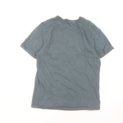 Star Wars Mandalorian Men's Grey Graphic Tee M