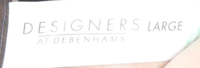 Designers at Debenhams Men's Large Brown Striped Shirt