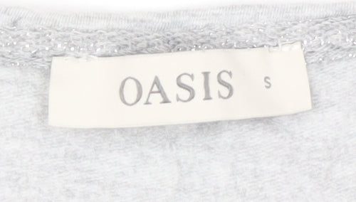 Oasis Women’s Grey Long Sleeve T-Shirt, Size S