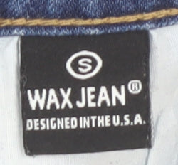 Wax Jean Women's Blue Denim Pencil Skirt - S