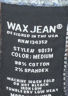 Wax Jean Women's Blue Denim Pencil Skirt - S