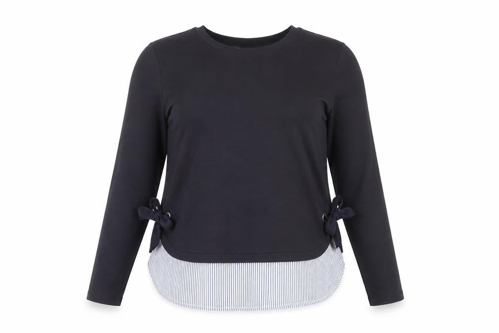 Front view of Marks & Spencer Women's Black Top, size 14