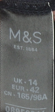 Marks and Spencer Women's Black Top Size 14