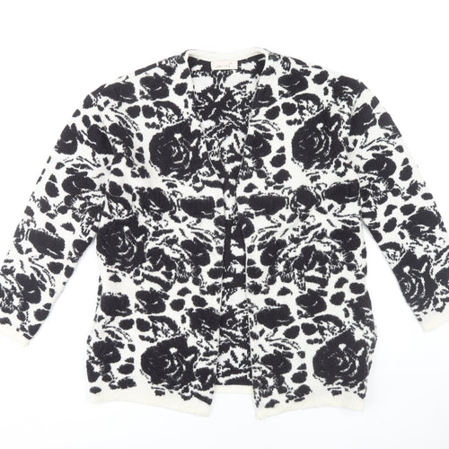 Marks and Spencer Women's Black Open Front Cardigan M