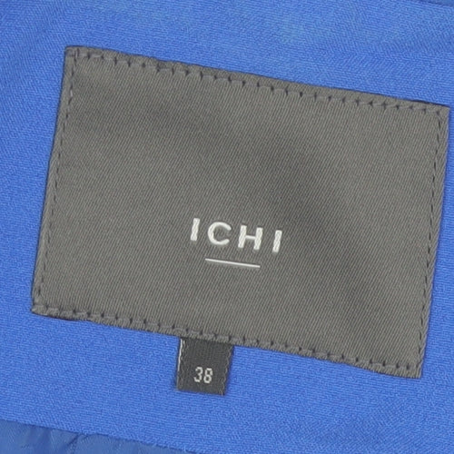 ICHI Women's Blue Blazer Size 10 Regular Fit