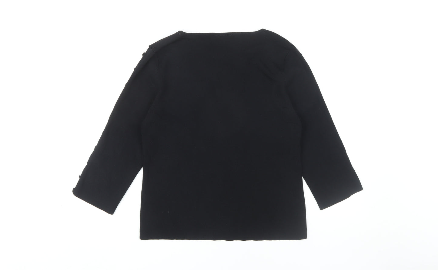 Wallis Women's Black V-Neck Top Size 16