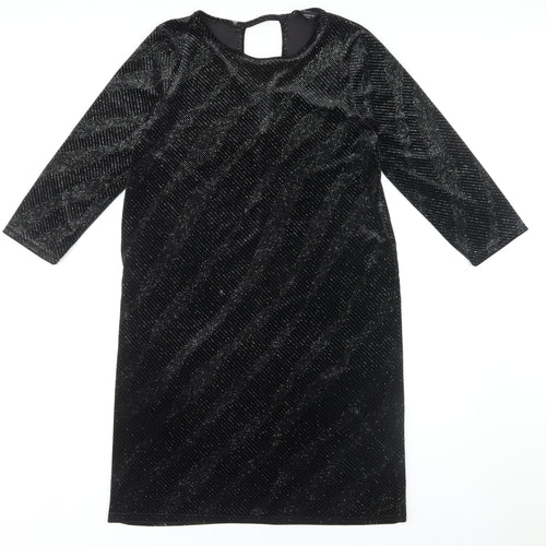 Dorothy Perkins Women's Black Sheath Dress, Size 14