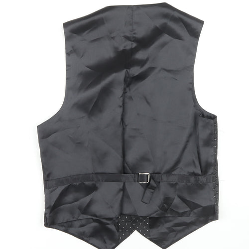 1860 Menswear Grey Waistcoat, Medium, Men's Formal