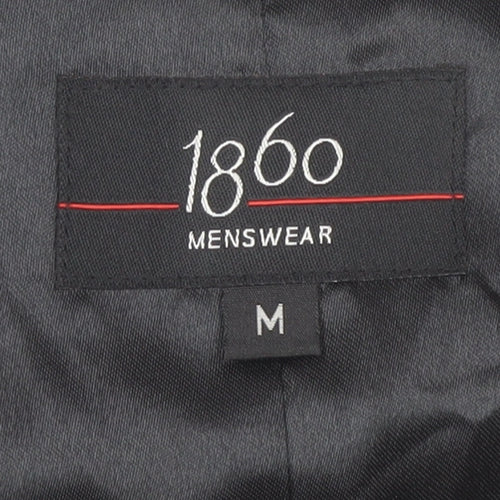1860 Menswear Grey Waistcoat, Medium, Men's Formal