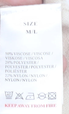 Blue Vanilla Beige Sleeveless Women's Jumper M/L