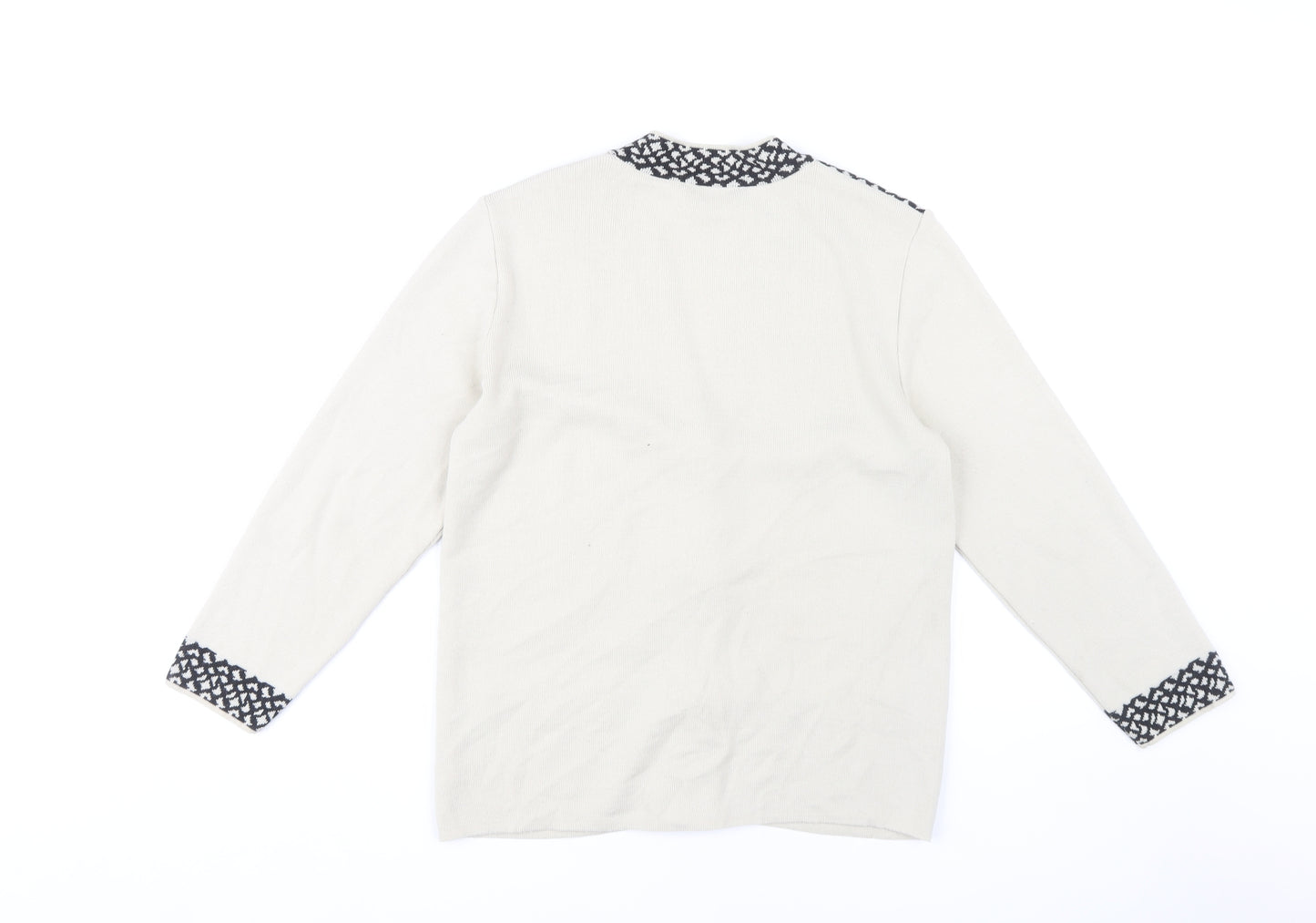 Your Sixth Sense Women's White Cardigan - Size S