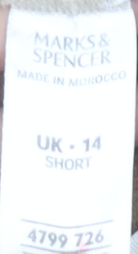 Marks and Spencer Women's Beige Flared Trousers Size 14