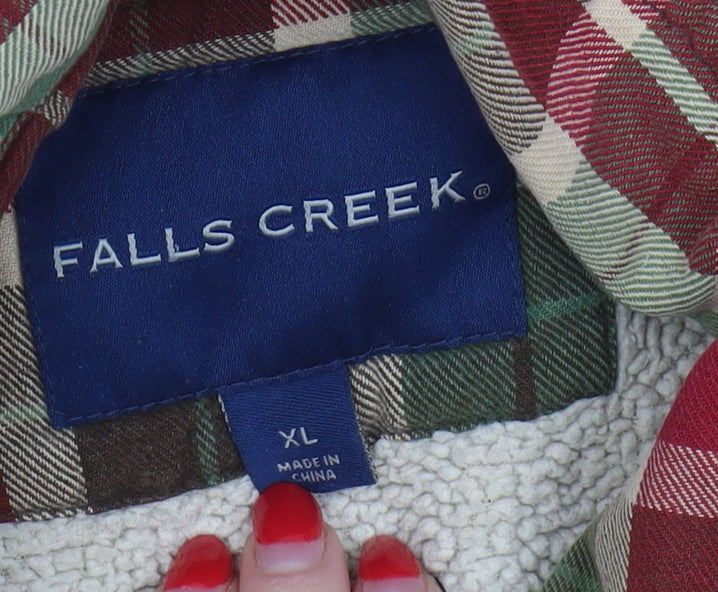 Falls Creek Men's Multicoloured Plaid XL Jacket