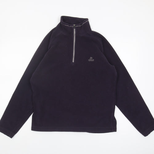 Craghoppers Men's Black Fleece Pullover Sweatshirt, Logo