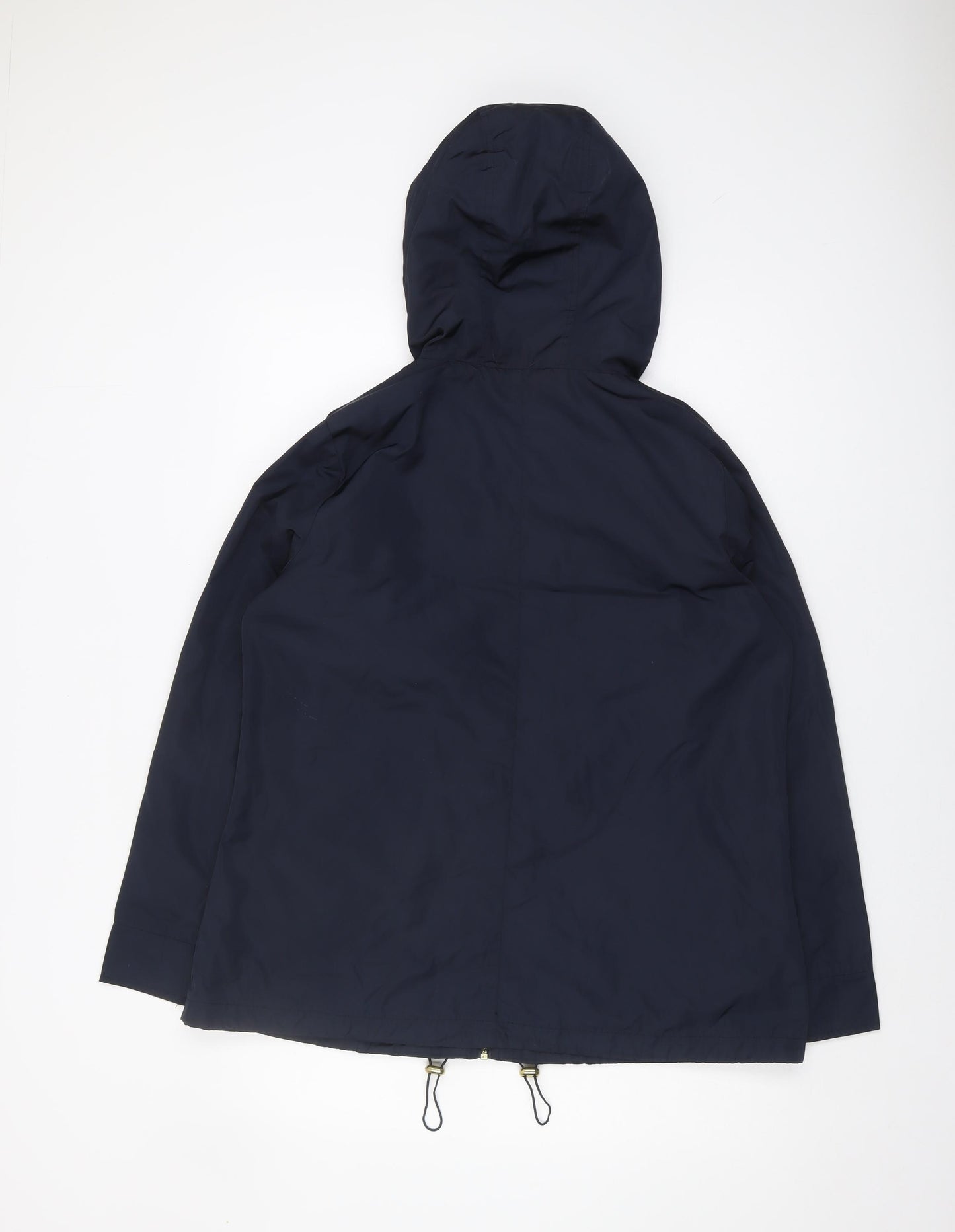 M&Co Women's Blue Hooded Jacket Size 12