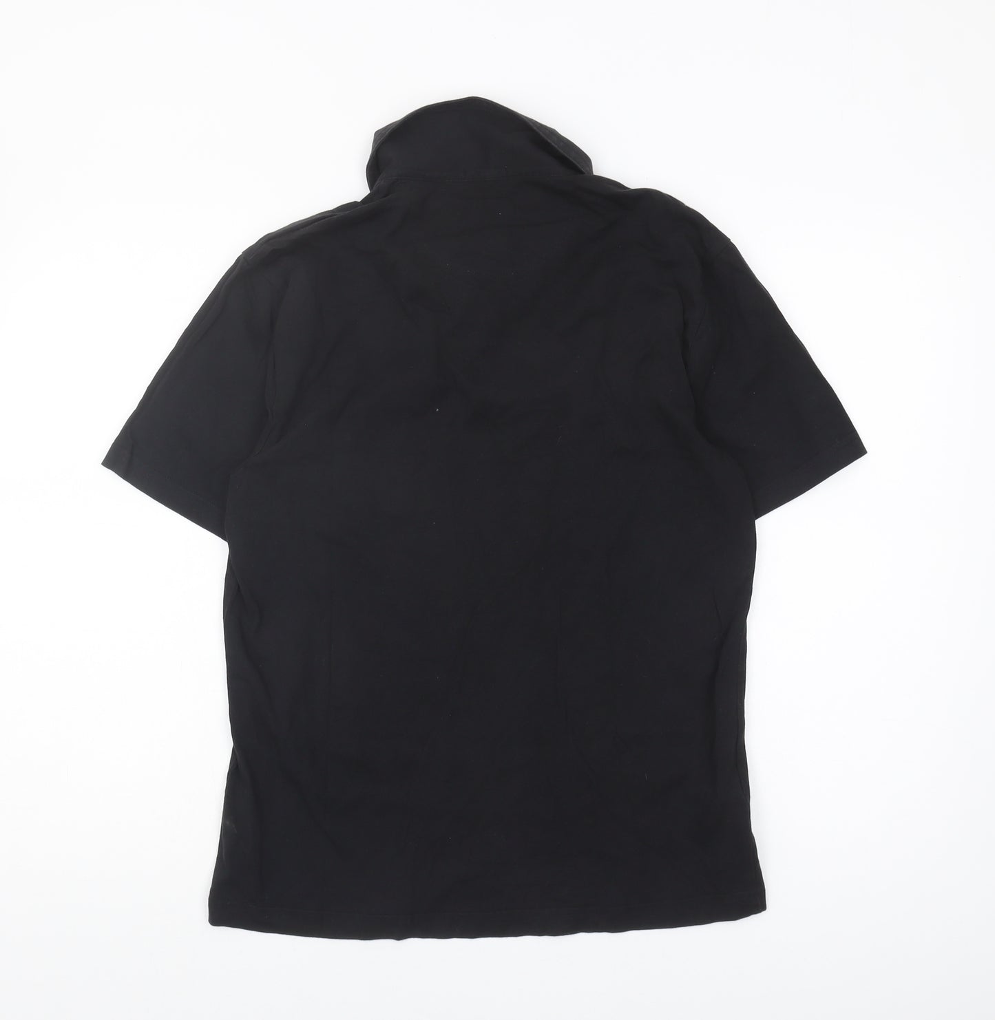 Penguin Men's Black Slim Fit Polo, M, Short Sleeve