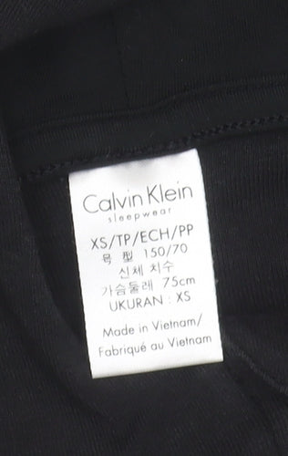 Calvin Klein Women's Black Cape XS Lightweight Hooded