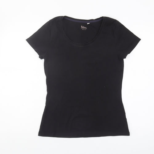 Boden Women's Black Basic Cotton T-Shirt, Size M