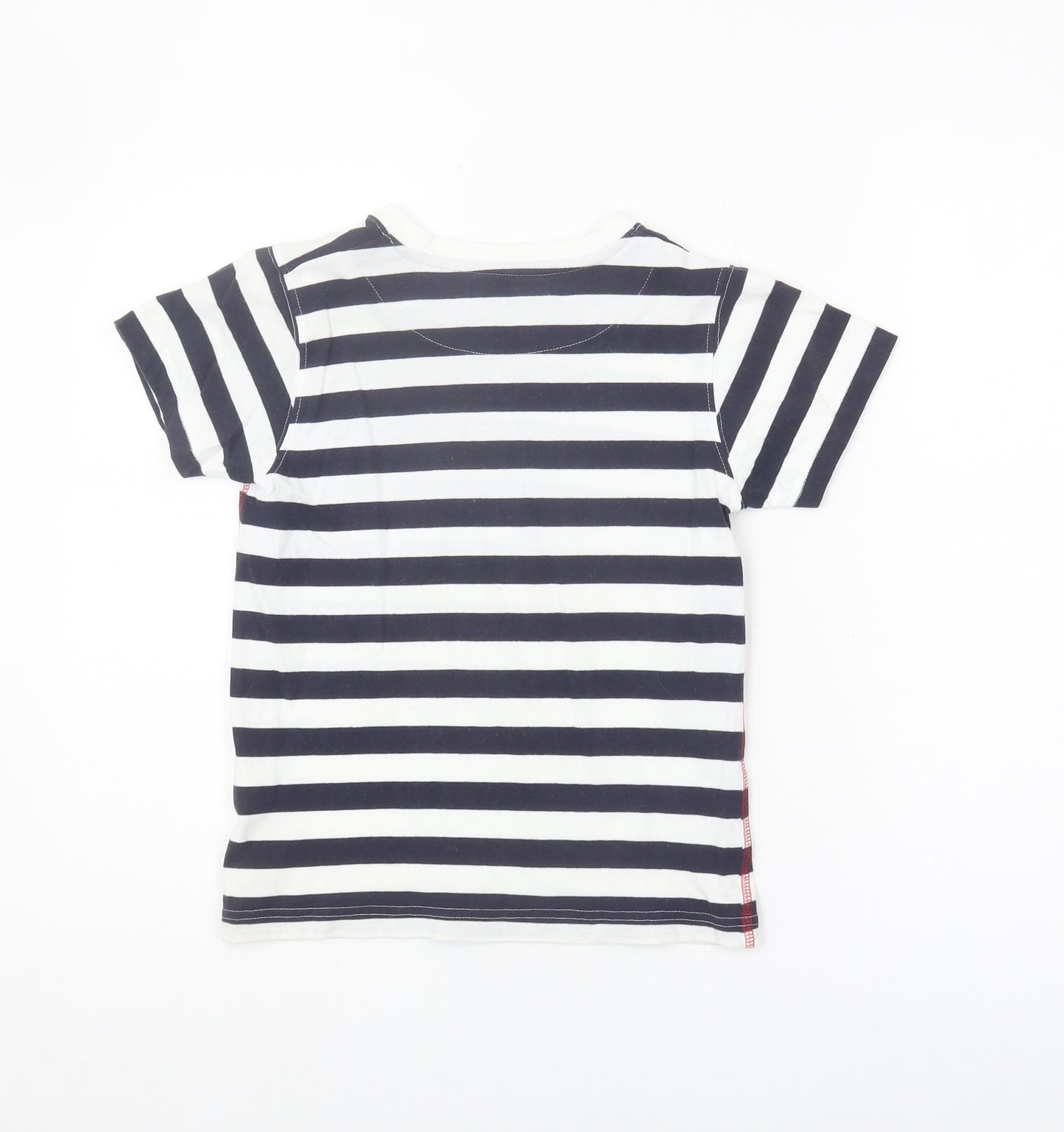 Adventurers Boys Black Stripe T-Shirt 13 Years Casual Style