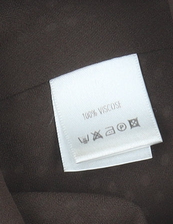 Hobbs Women's Brown A-Line Midi Skirt Size 12