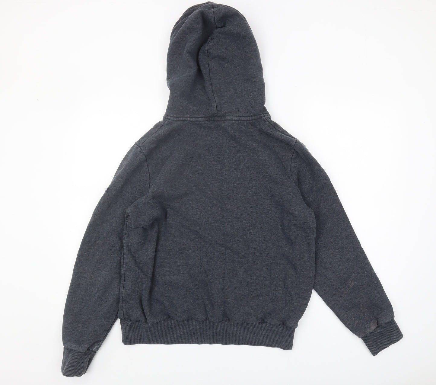 Superdry Women's Grey Pullover Hoodie Size 16