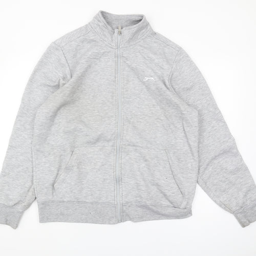 Slazenger Men's Grey Basic Jacket - Size L
