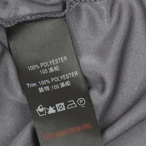 Reiss Women's Grey Studded Scoop Neck T-Shirt - Size S
