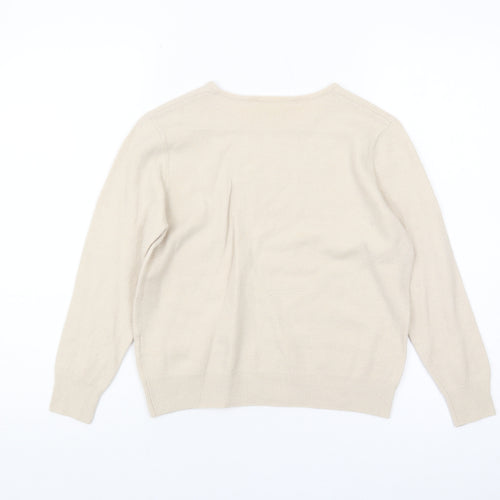 Eastex Women's Beige Pullover Jumper Size 12/14