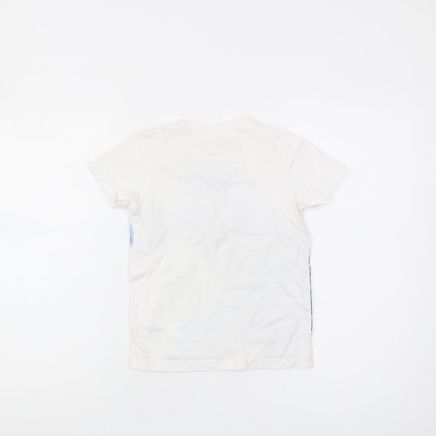 Nutmeg Boys White Black Panther Superhero T-Shirt 6-7Y