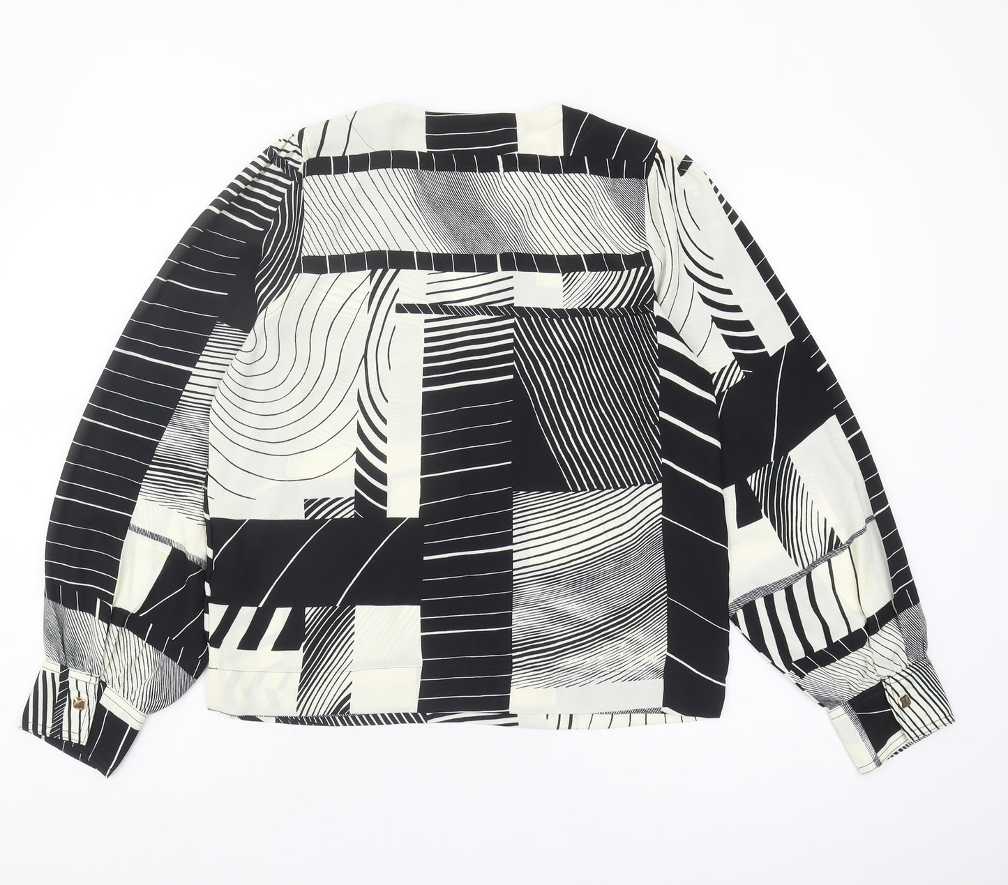 Next Women's Multicoloured Geometric Blouse UK 6