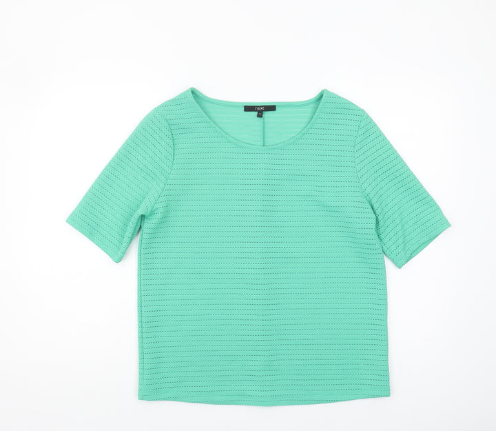 Next Women's Green Basic Top - Size 10