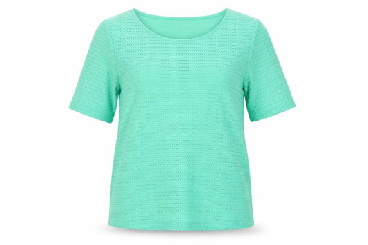 Front view of Next Women's Green Basic Top -, size 10