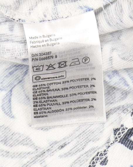 H&M Women’s Multicoloured Floral Off-Shoulder Dress Size 12