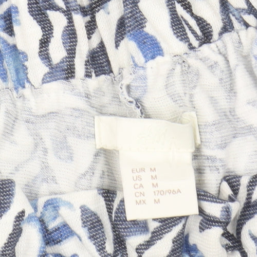 H&M Women’s Multicoloured Floral Off-Shoulder Dress Size 12