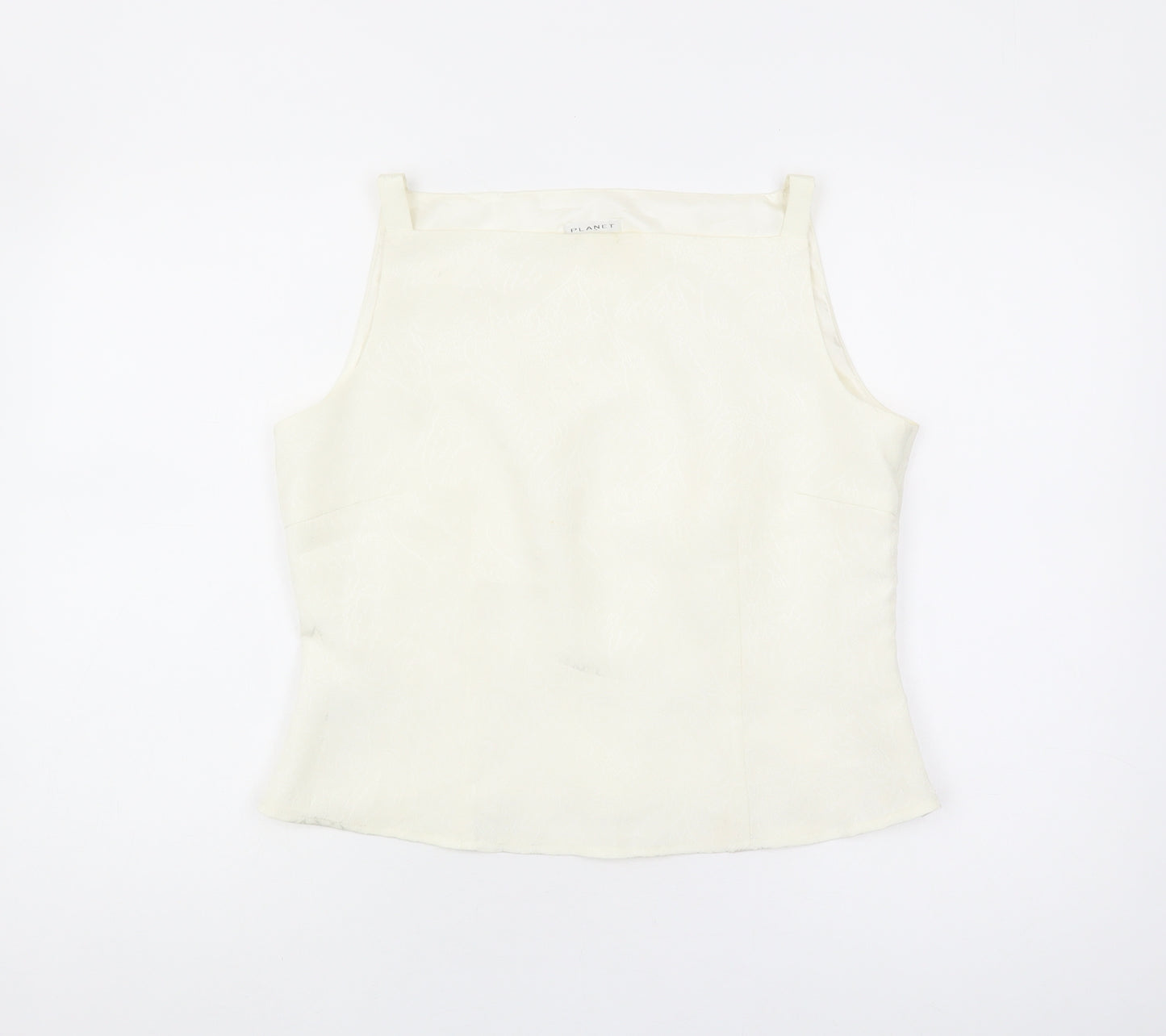 Planet Women's Ivory Sleeveless Blouse, Size 14