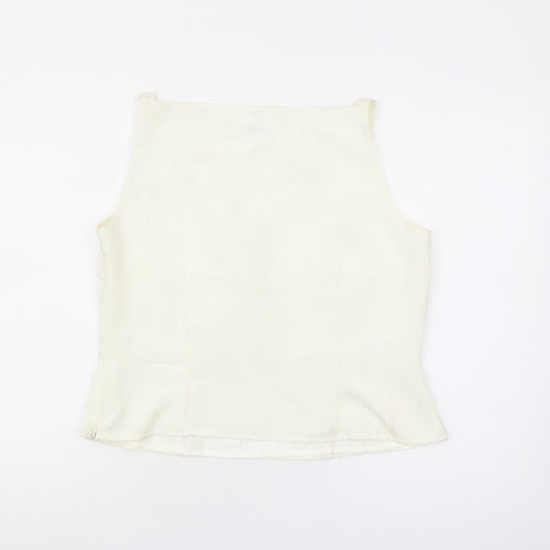 Planet Women's Ivory Sleeveless Blouse, Size 14