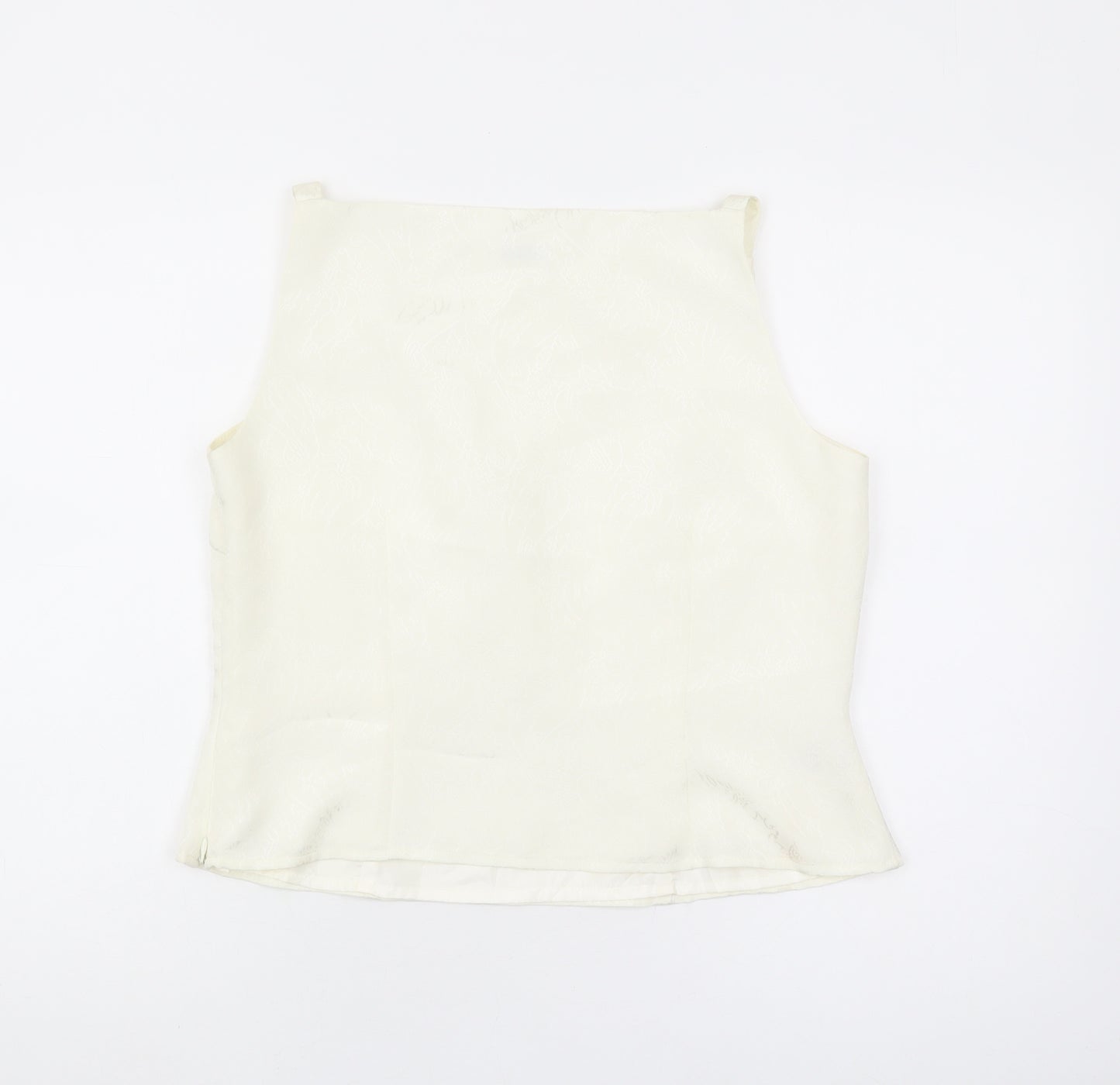 Planet Women's Ivory Sleeveless Blouse, Size 14