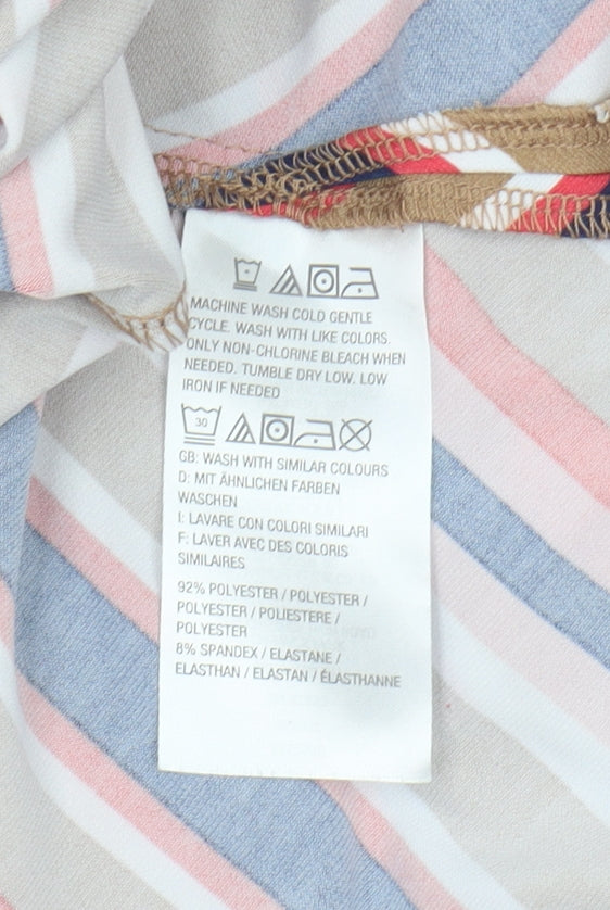 Du Jour Women's 2XL Multicoloured Midi Wrap Dress