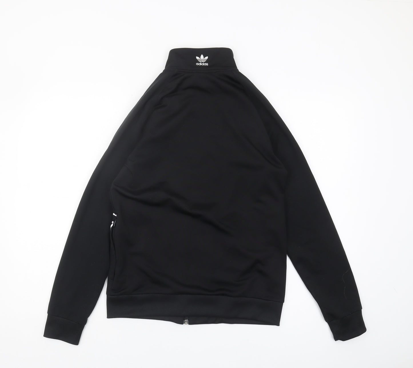 Adidas Boys Black Track Jacket 13-14 Years Sports Casual