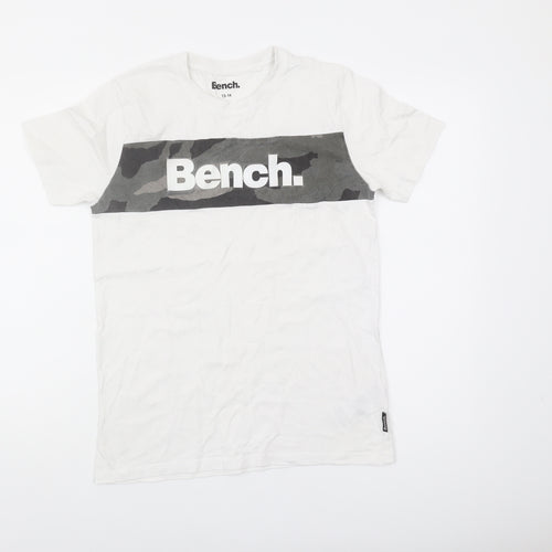 Bench Boys White Graphic T-Shirt 13-14 Years