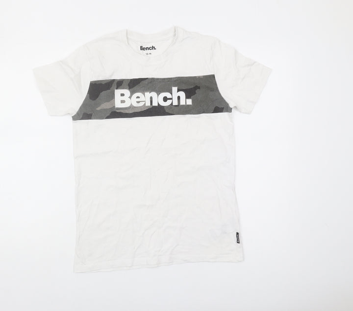 Bench Boys White Graphic T-Shirt 13-14 Years