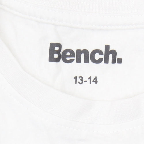 Bench Boys White Graphic T-Shirt 13-14 Years