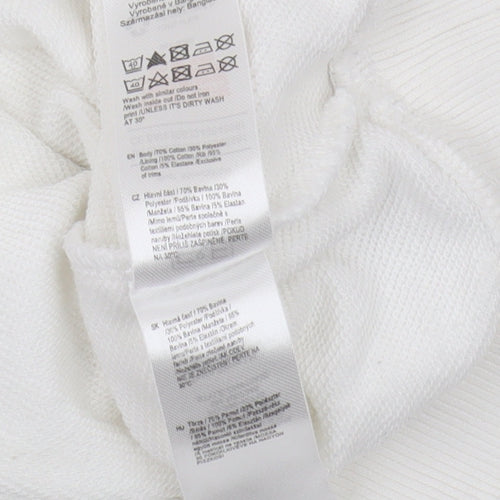 Oh Me Oh My Women’s White Pullover Hoodie UK 8